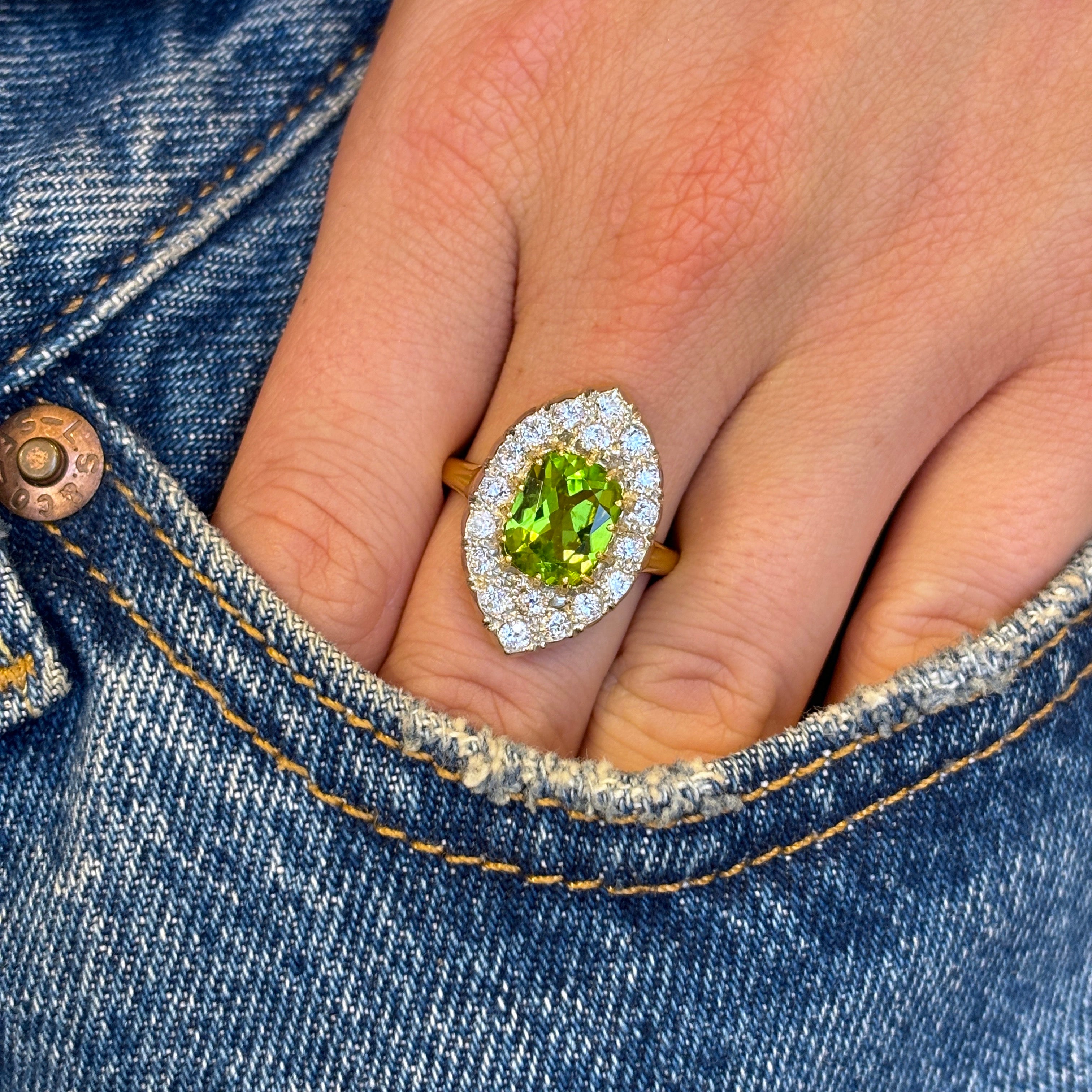 Peridot and diamond deals