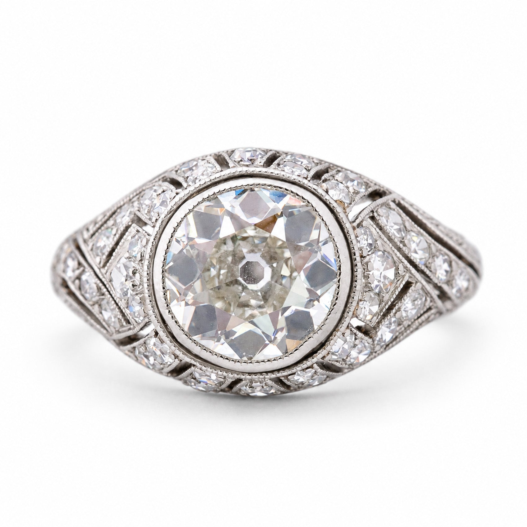 Diamond platinum vintage & antique rings – Antique Ring Boutique