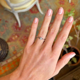 Antique, Edwardian diamond solitaire ring