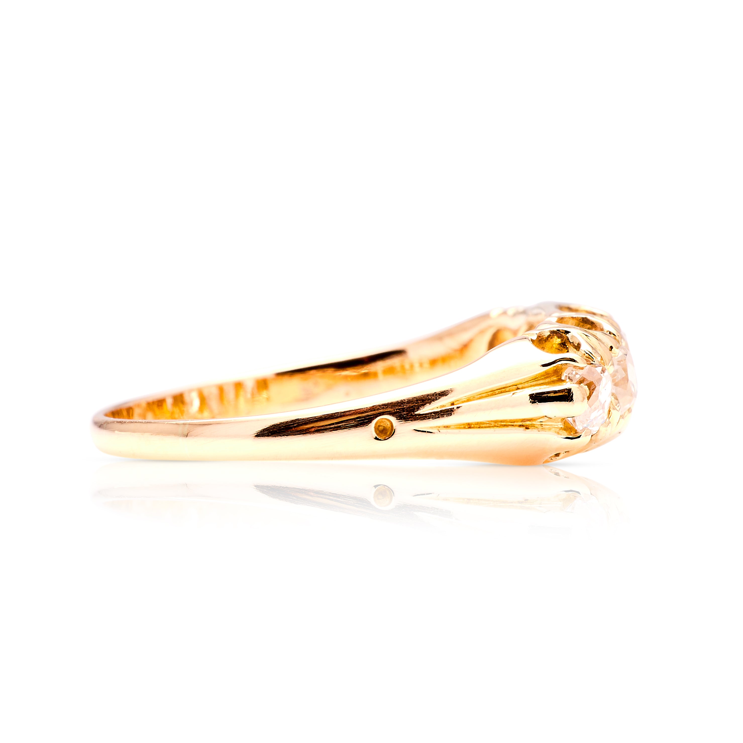 Antique, Victorian diamond five-stone ring – Antique Ring Boutique