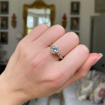 Art Deco | 1920s, Platinum, Diamond Engagement Ring