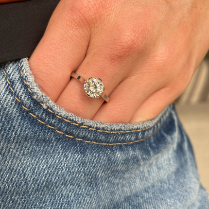 Art Deco | 1920s, Platinum, Diamond Engagement Ring