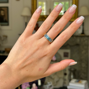 Vintage | blue topaz ring