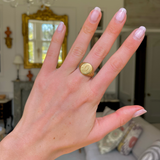 Signet ring initials "jd"
