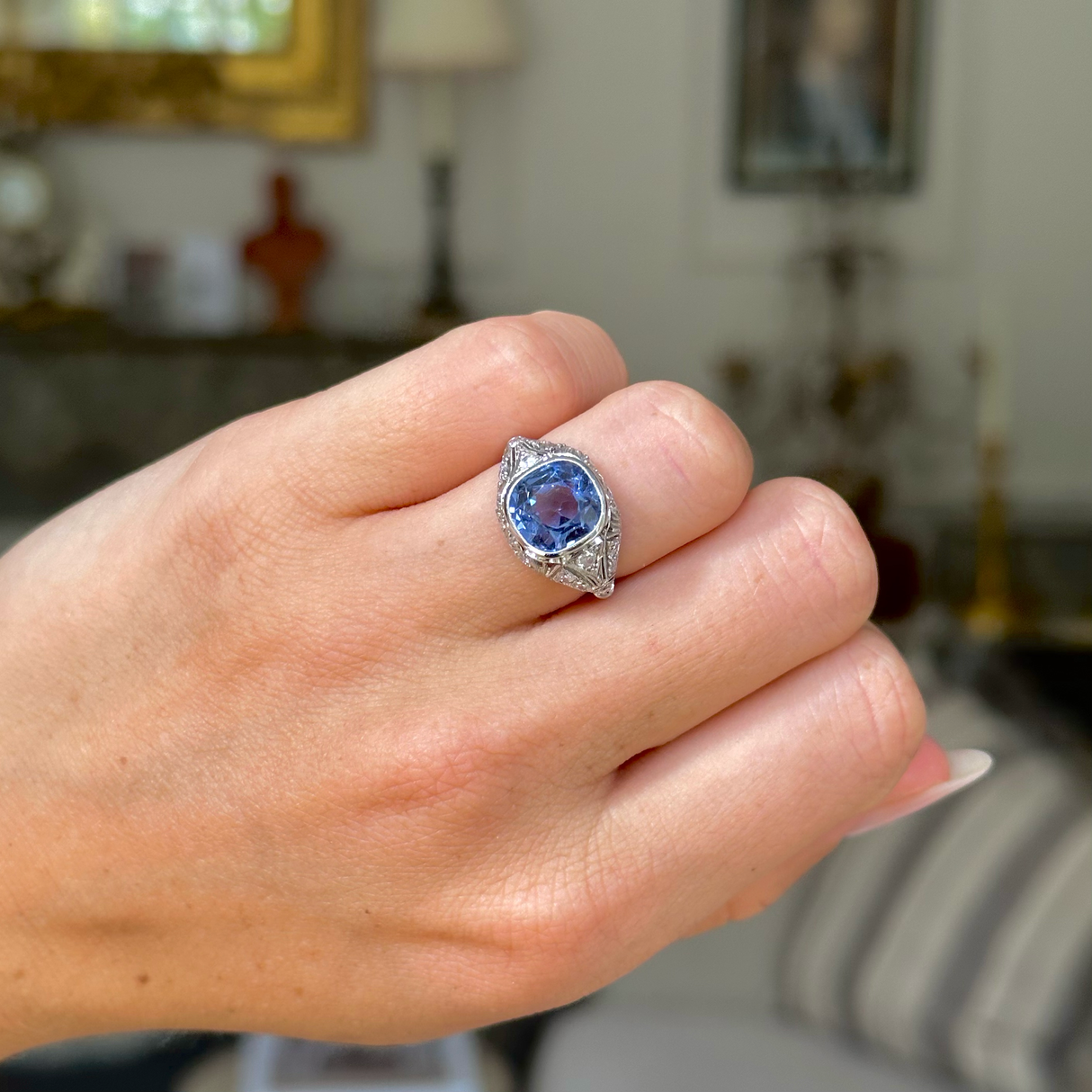 Belle Époque | sapphire & diamond ring