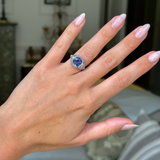 BELLE ÉPOQUE | Platinum, Sapphire and Diamond Ring