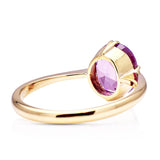 Antique, Edwardian, early synthetic pink sapphire single-stone ring