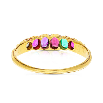 Antique Acrostic 'Regard' Ring