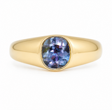 PART 2 PAYMENT | Antique, Victorian colour-change Montana sapphire gypsy ring