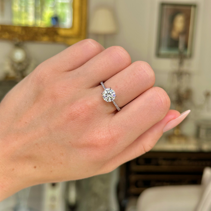 Engagement | 18ct White Gold, 1.50ct Diamond Solitaire Ring