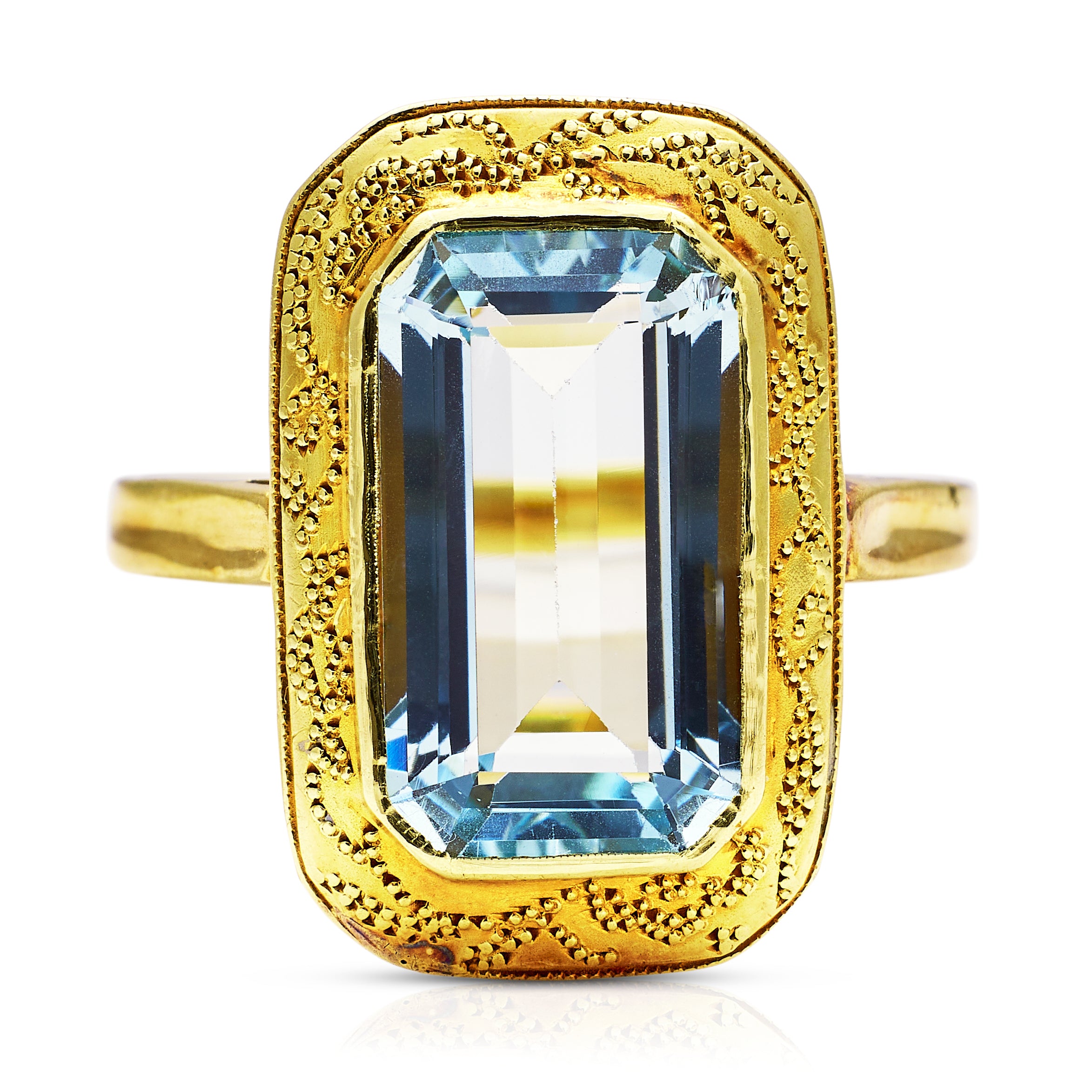 Yellow aquamarine on sale