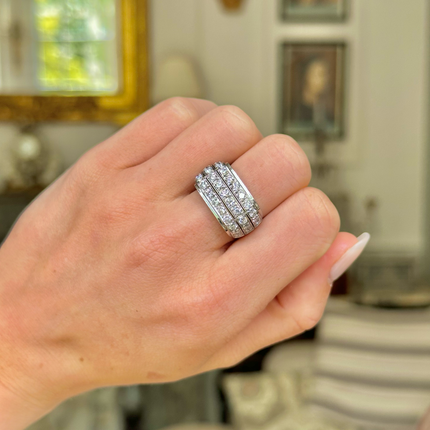 Stunning | Vintage Diamond Ring, 18ct White Gold