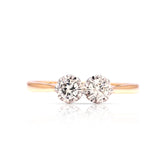 Vintage, 1990s diamond engagement ring front view