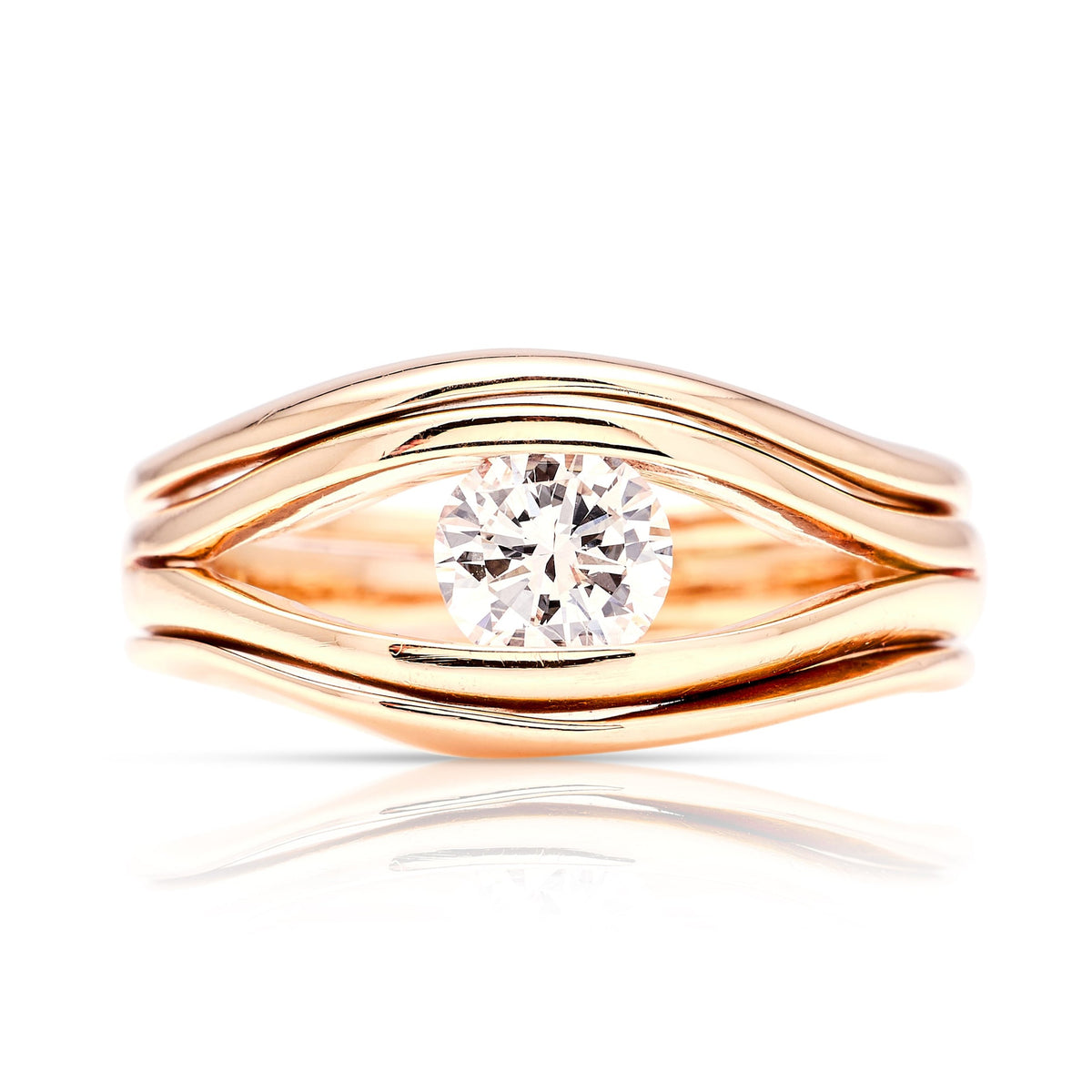 Vintage, 1980s diamond solitaire engagement ring – Antique Ring Boutique