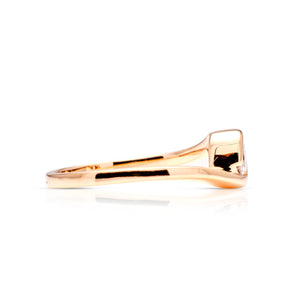 Vintage, 1990s diamond twist ring side view