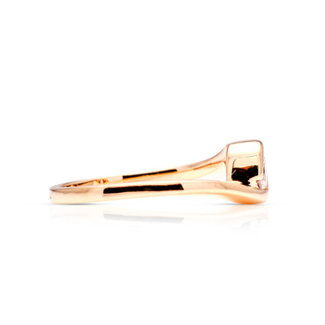 Vintage, 1990s diamond twist ring side view