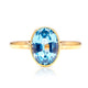 Aquamarine engagement rings