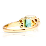 Vintage, emerald and diamond ring