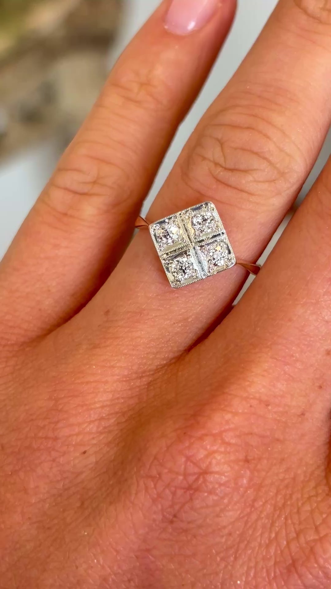 Vintage, Art Deco diamond ring