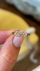 Vintage, 1990s diamond dress ring