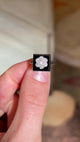Antique, Edwardian onyx & diamond cluster ring