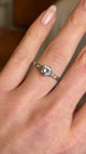 Vintage, 1920s diamond solitaire engagement ring