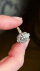 Vintage, 1950s diamond cluster ring