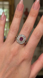Antique | Edwardian, ruby & diamond ring