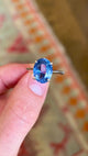 Antique, 19th century colour-change sapphire solitaire ring