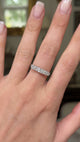 Antique, Art Deco old-cut diamond five-stone half hoop