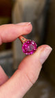 Antique, Victorian pink tourmaline single-stone ring
