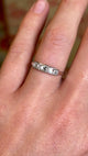 Vintage, Art Deco diamond five-stone ring
