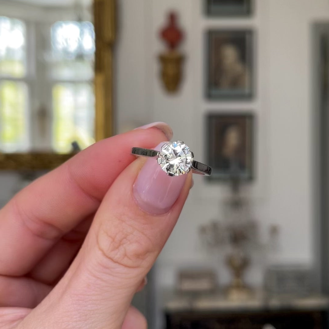 Art Deco | 1920s, diamond engagement ring