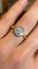 Vintage, 1930s old-cut diamond cluster ring