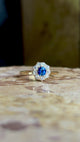 Antique, Edwardian sapphire & diamond cluster ring