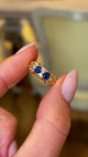 Antique, Edwardian sapphire & diamond ring