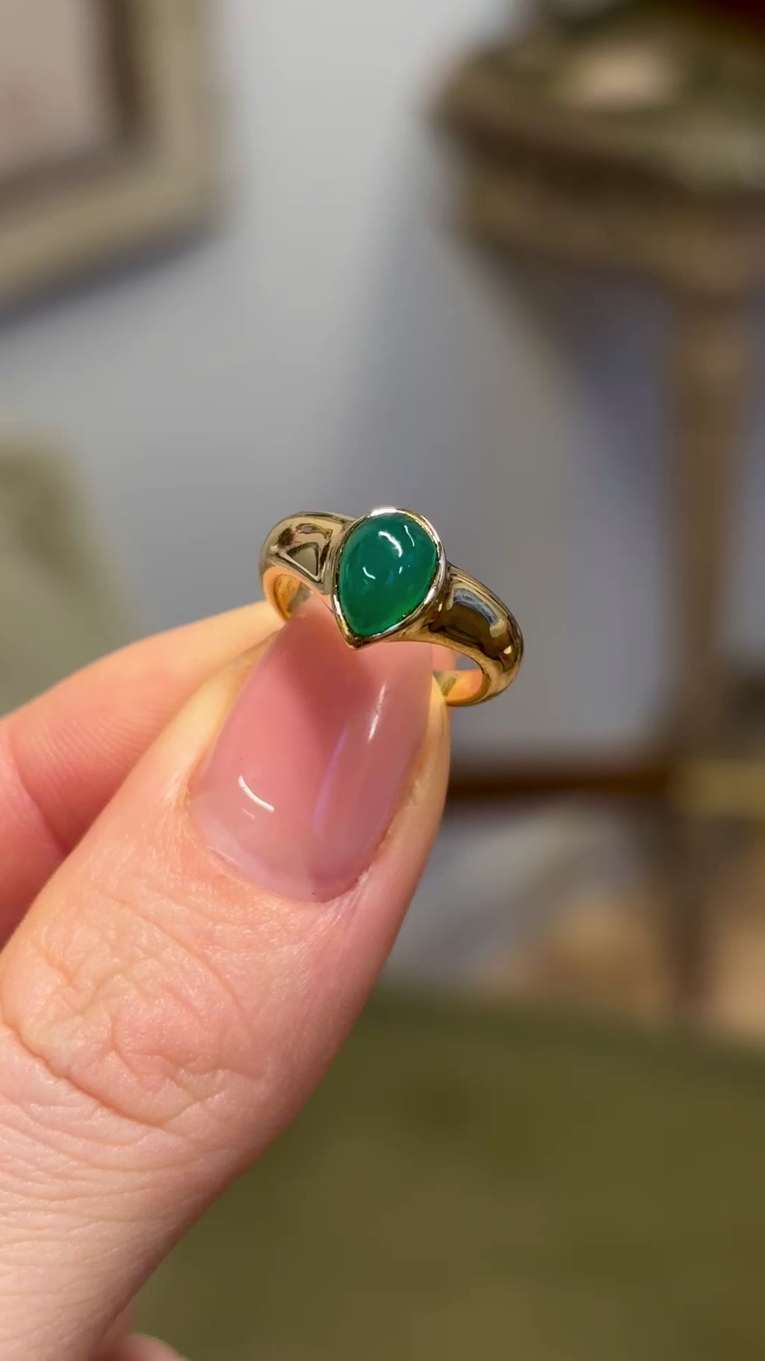 Vintage, 1960s Van Cleef & Arpels chalcedony ring – Antique Ring