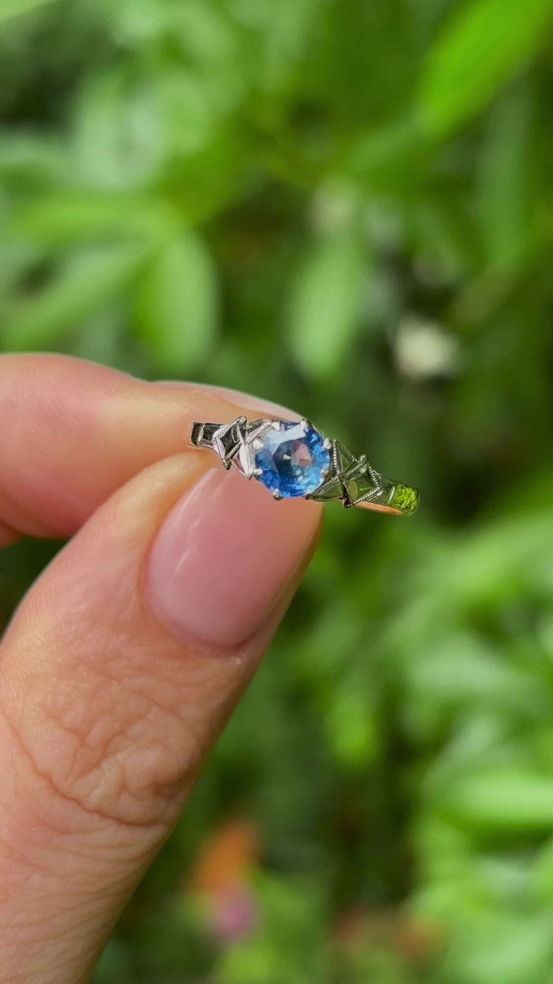 Vintage, 1960s single-stone sapphire ring – Antique Ring