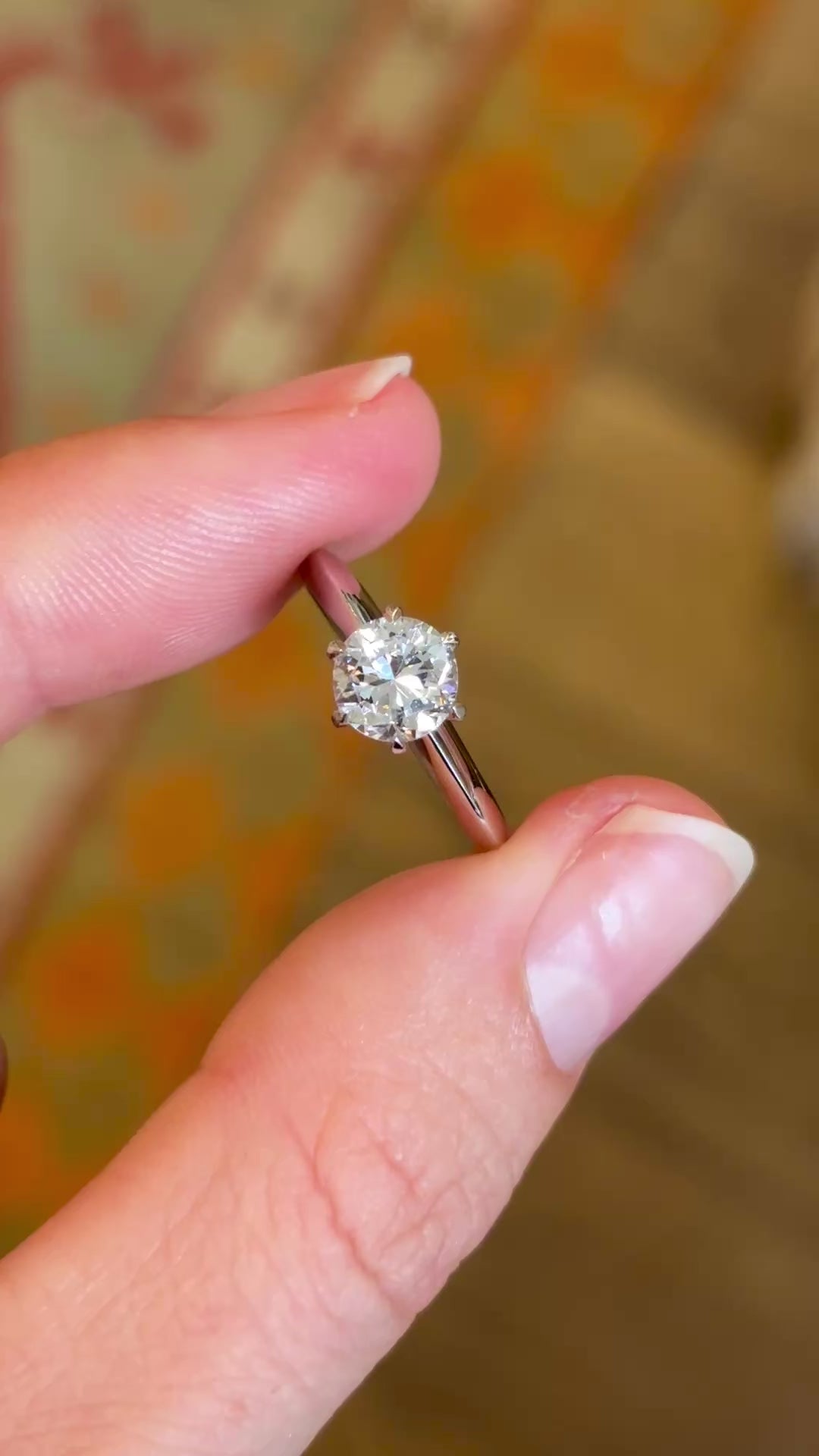 Vintage, 1920s Tiffany & Co. solitaire diamond ring