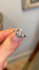 Vintage, Art Deco diamond engagement ring, 18ct white gold