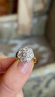 Vintage, 1980s diamond cluster ring