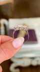 Vintage, Art Deco three-stone diamond engagement ring