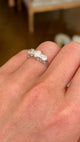 Vintage, Art Deco three-stone diamond engagement ring