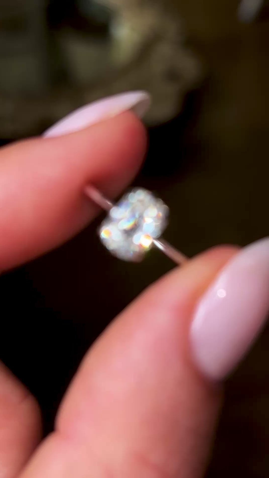 Antique, Edwardian old-cut diamond solitaire ring