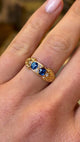 Antique, Edwardian sapphire & diamond ring