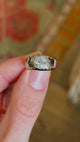 Vintage, late Art Deco old-cut diamond statement ring