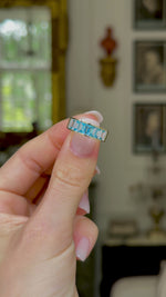 Vintage | blue topaz ring