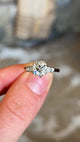 Vintage, Art Deco diamond engagement ring