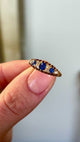 Antique, Edwardian sapphire & diamond ring