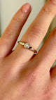 Vintage, Art Deco solitaire diamond ring